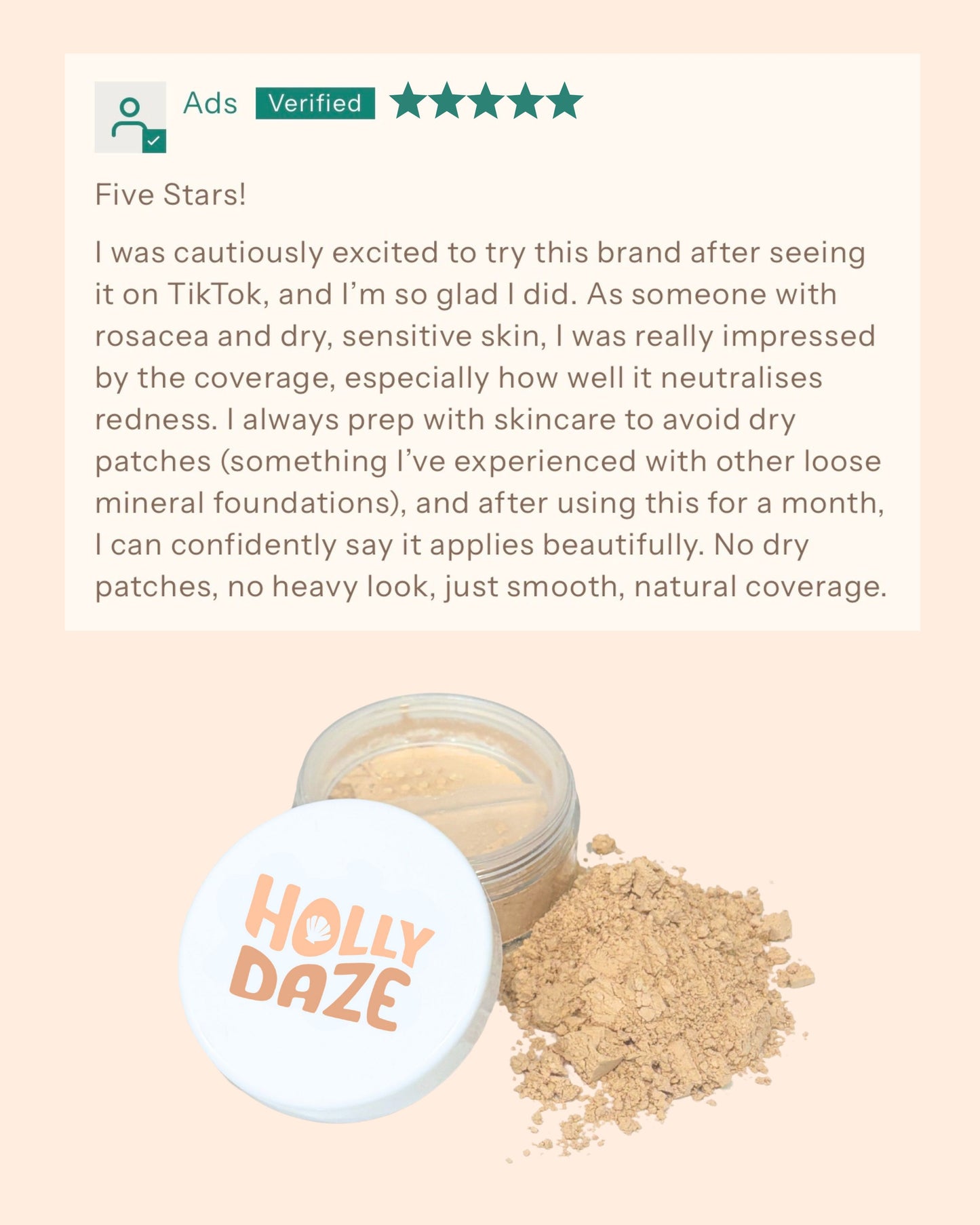 SOLD OUT Mineral Foundation + Kabuki Brush - Preorder for dispatch mid February