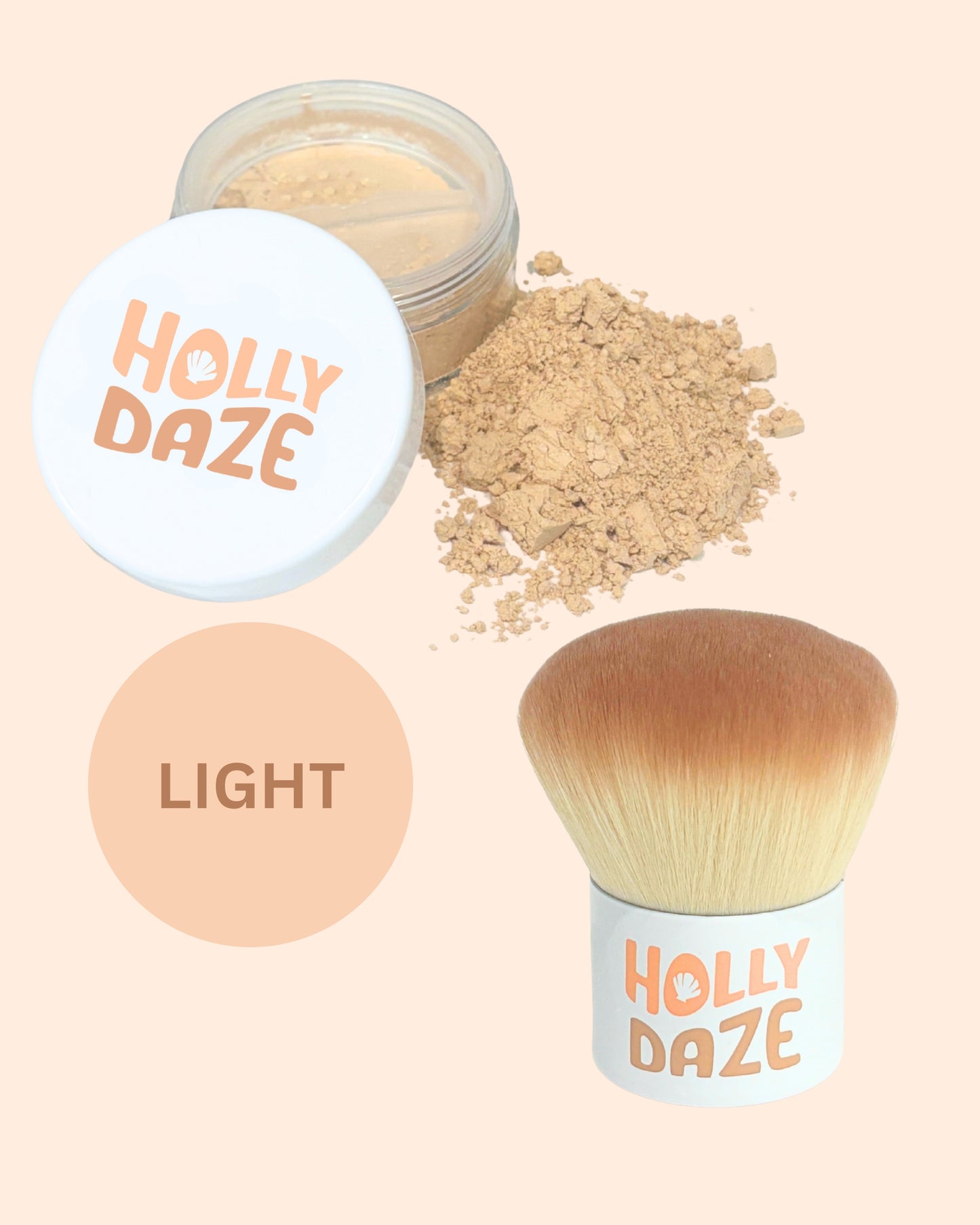 PREORDER Mineral Foundation + Kabuki Brush LIGHT