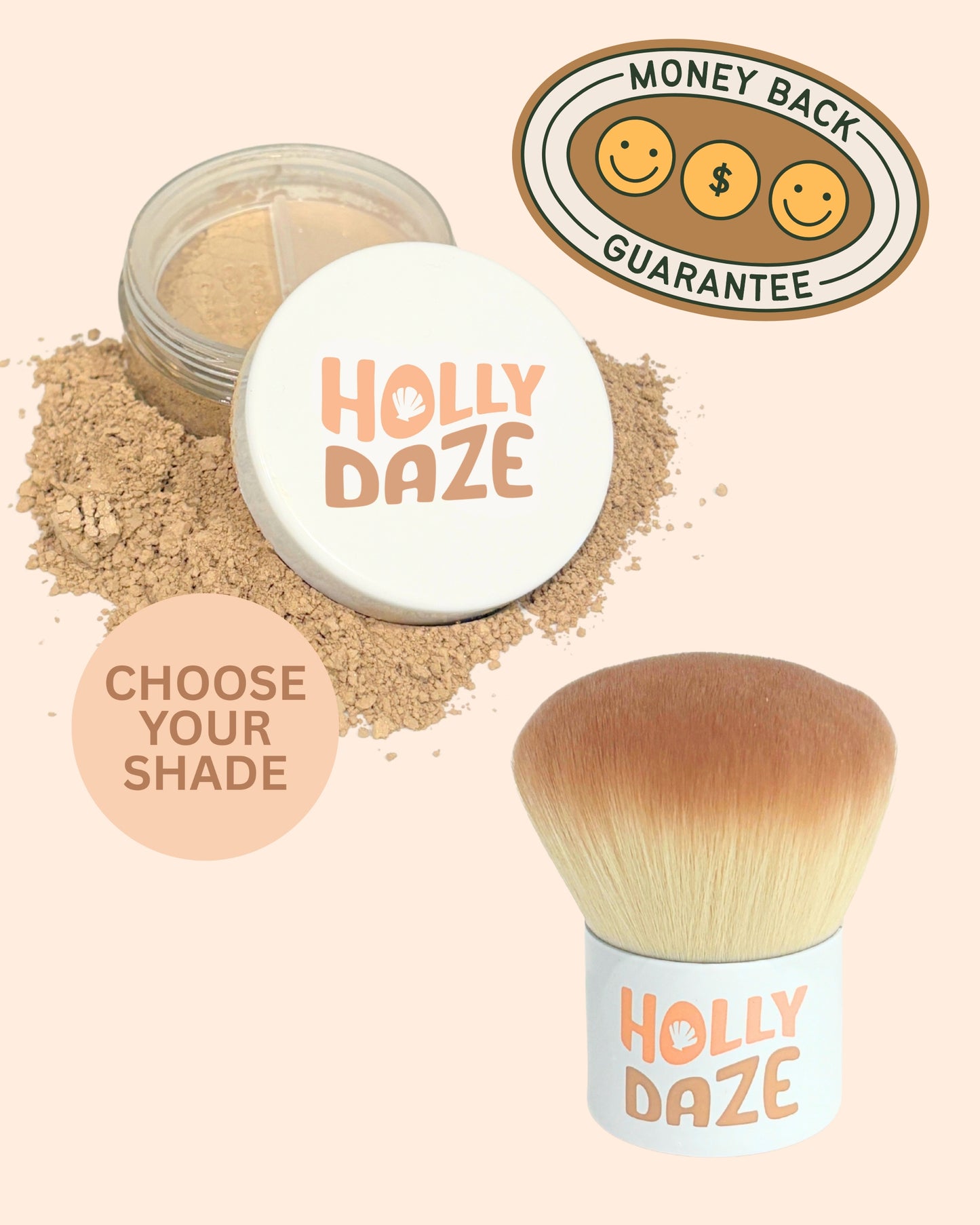 PREORDER Mineral Foundation + Kabuki Brush - Dispatch 17/06/26