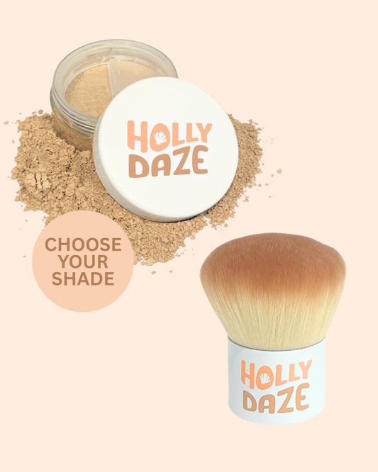 Mineral Foundation + Kabuki Brush